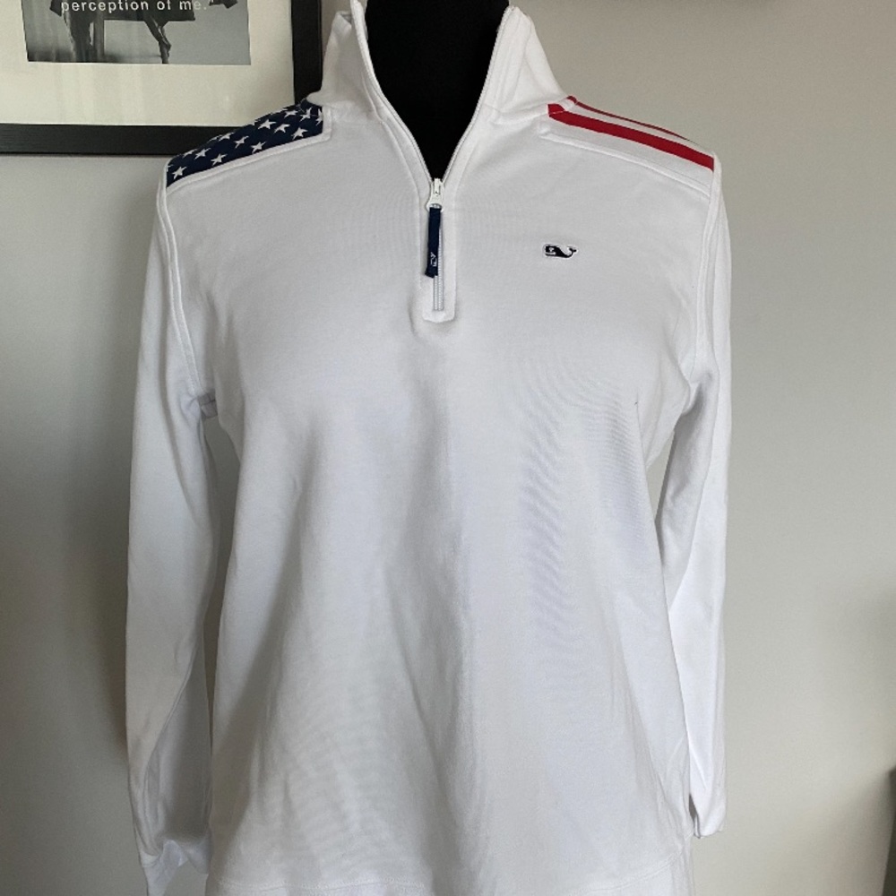 Vineyard Vines American Flag Shel Shirt